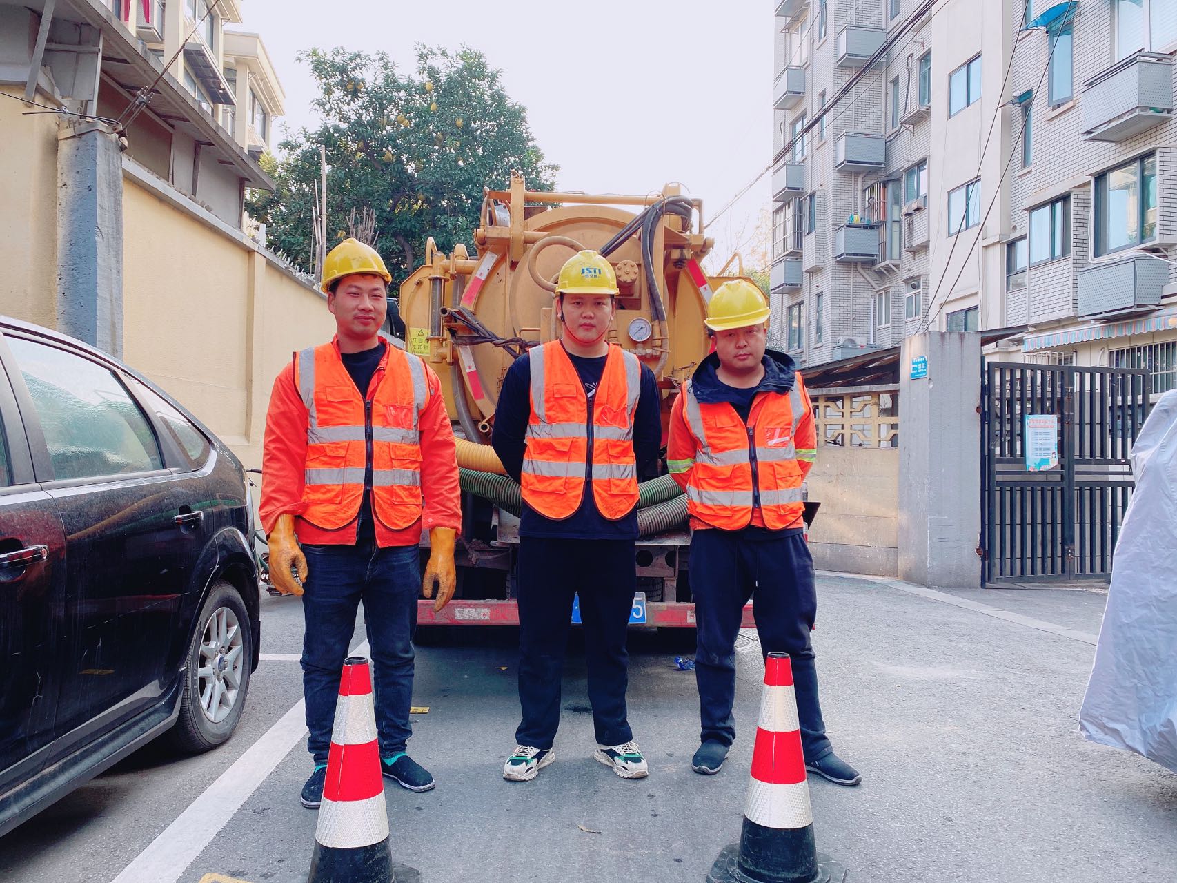 马鞍南京某小区管道清淤检测施工